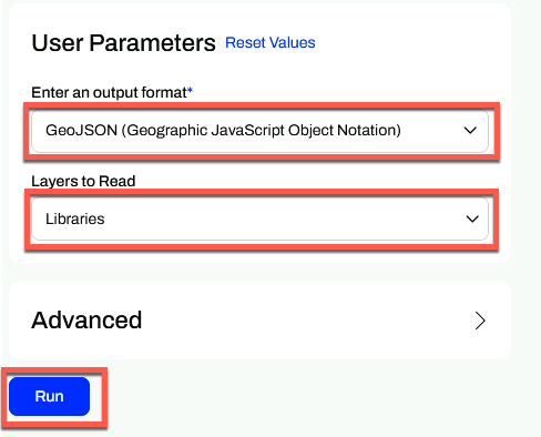 User Parameters